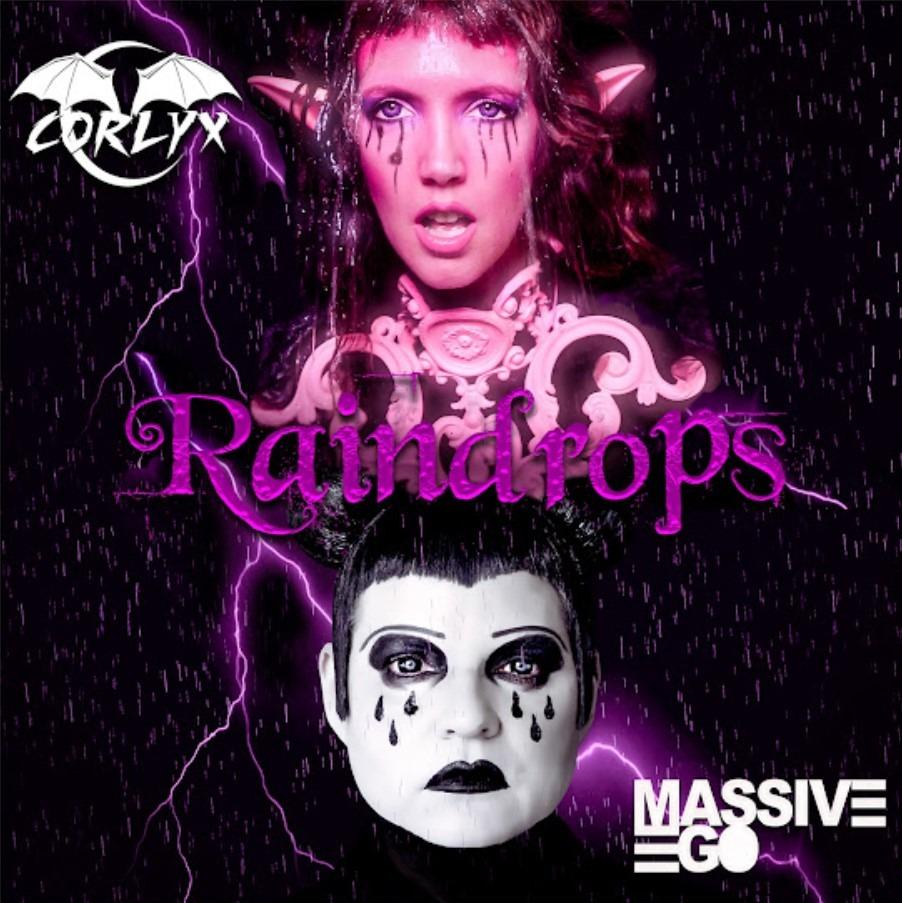 CORLYX unveil third single & video “Raindrops” feat. MASSIVE EGO!  – taken from their upcoming album “Blood In The Disco” –