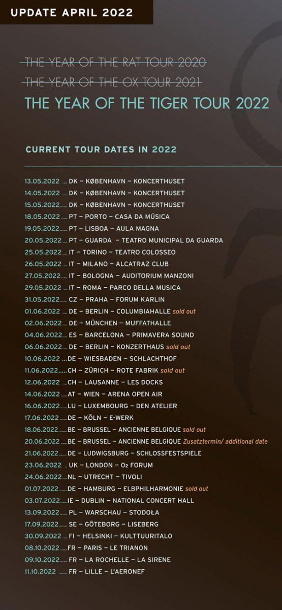 Einstürzende Neubauten Announce “The Year Of The Tiger” Tour for 2022