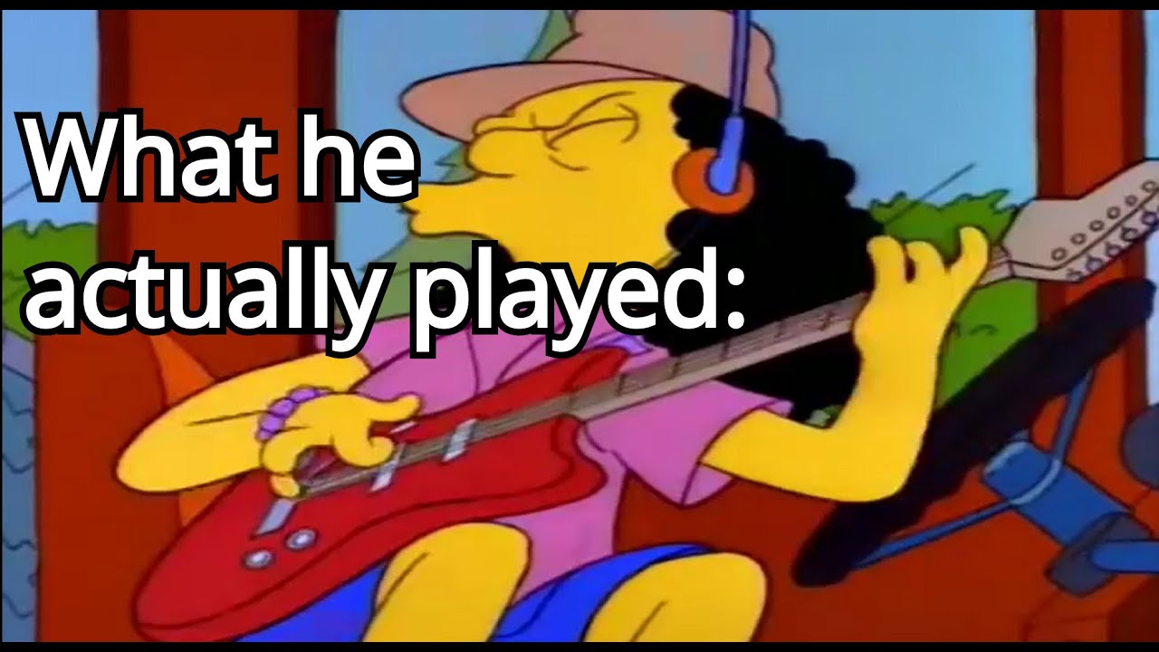 Video: This Is How Otto’s Awesome Solo from The Simpsons Would Actually Be Played