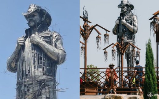 They Erected a New Giant Lemmy Statue at Hellfest, and It’s Awesome