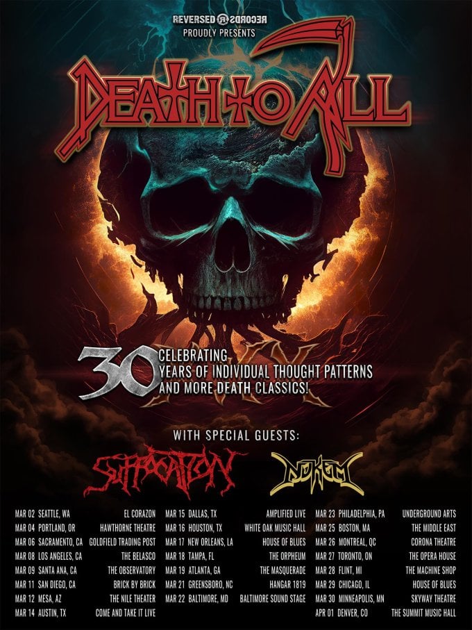 Death to All Announce North American 2023 Tour