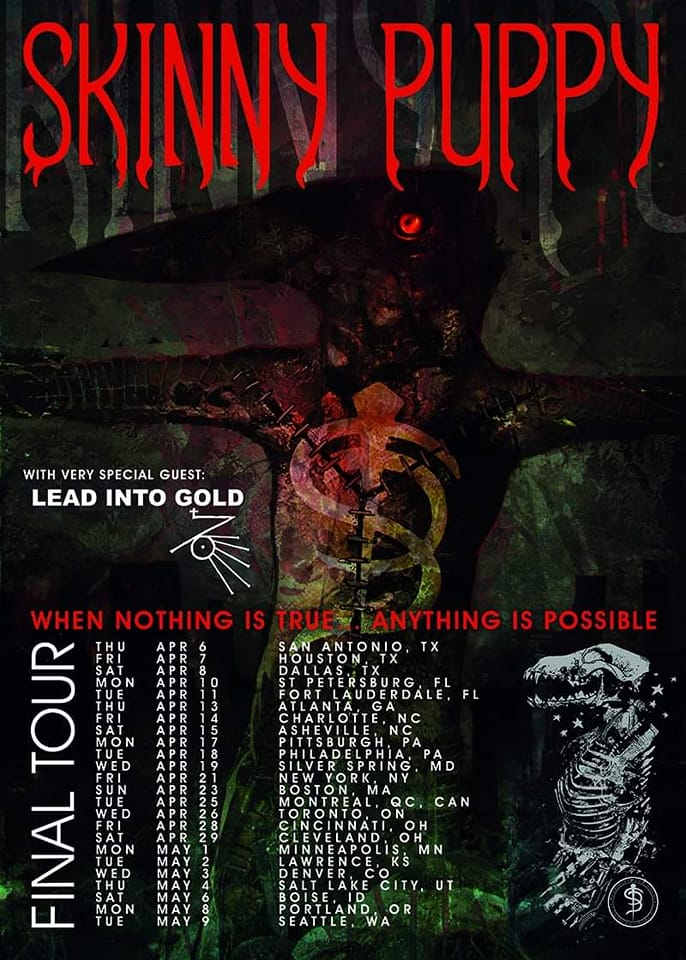 Skinny Puppy Announce Final North American Tour in Celebration of 40th Anniversary