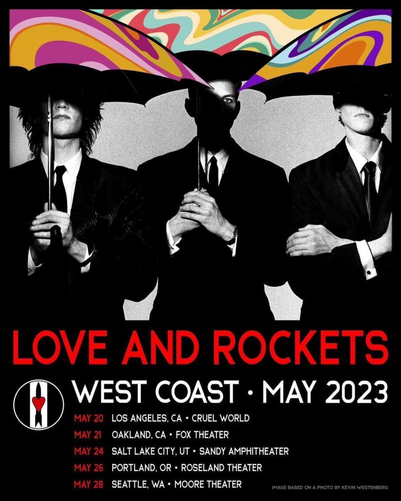 Love and Rockets Announce West Coast Tour Dates This May