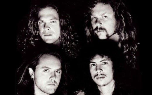 Metallica Black Album Band Photo