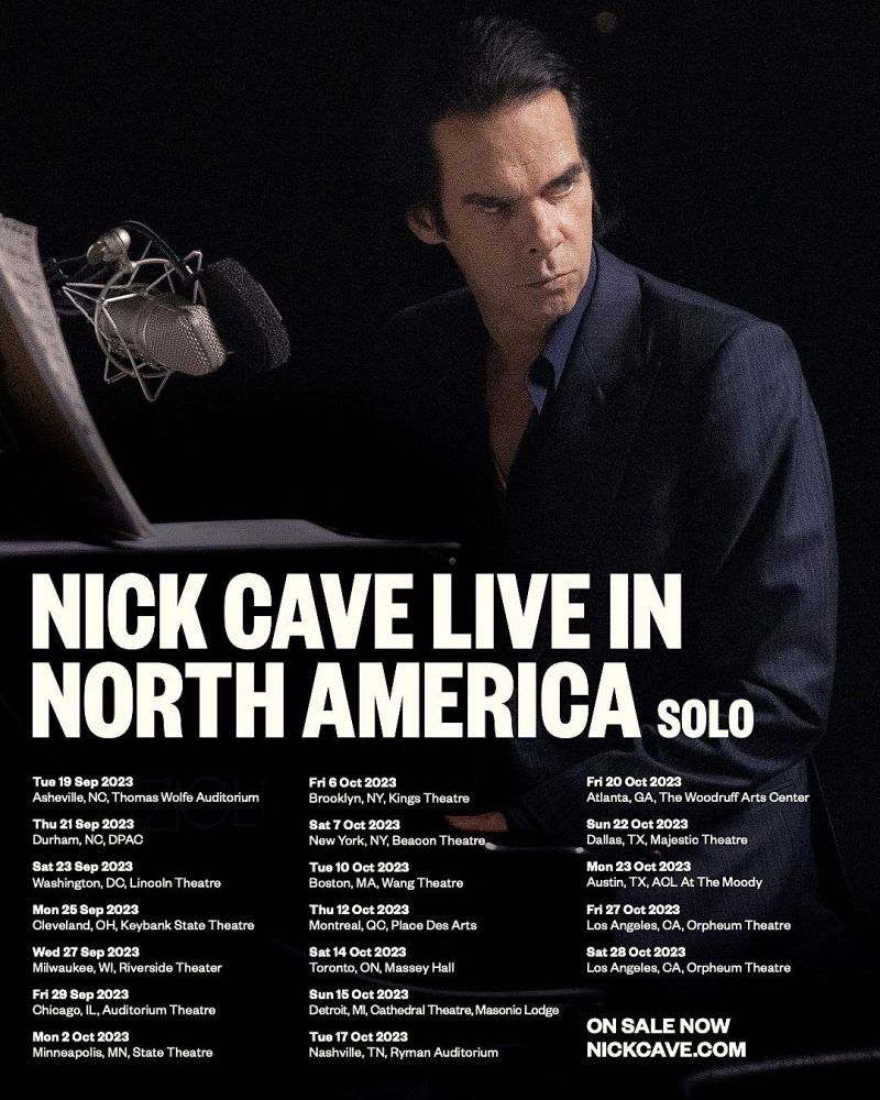 Nick Cave Announces North American Solo Tour