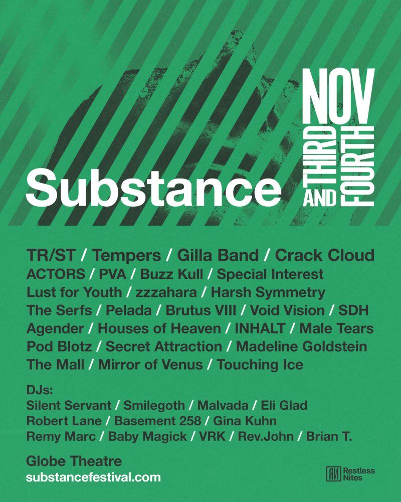 Substance Festival Announces 2023 Lineup Featuring Lust for Youth, TR/ST, Tempers, Buzz Kull, SDH, and More!