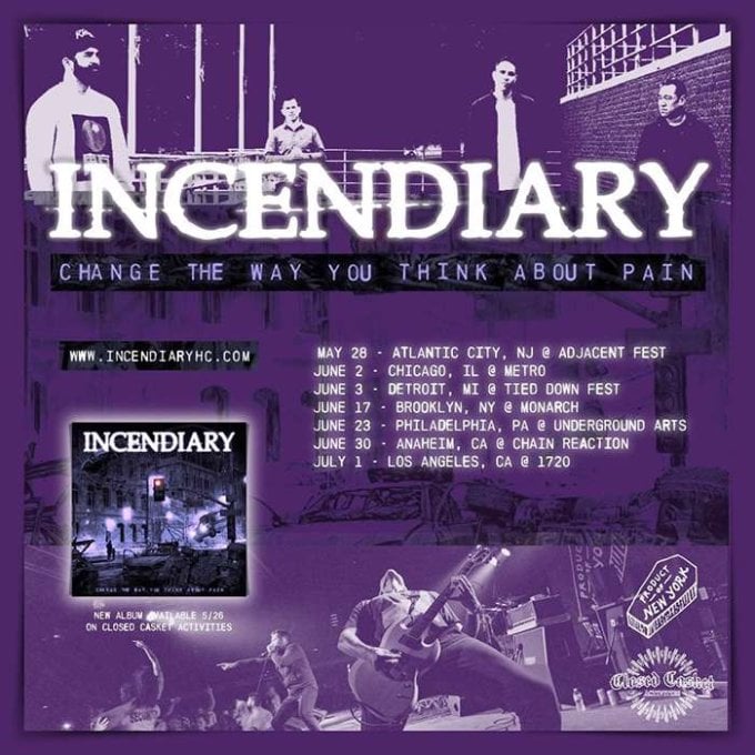 Incendiary Announce Tour Dates