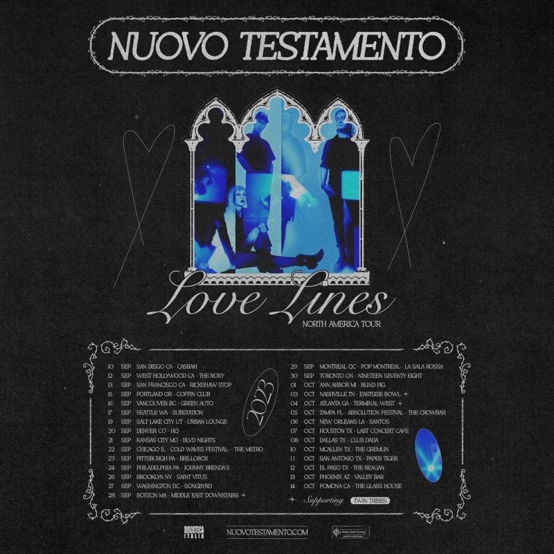 Los Angeles Synth Pop Sensations Nuovo Testamento Announce Fall North American Tour