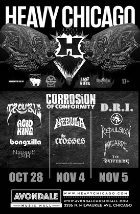 Corrosion of Conformity, D.R.I., and More Announced for the First-Ever Heavy Chicago