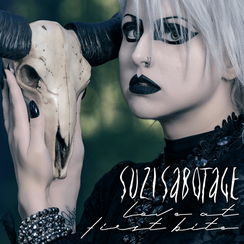 Finnish Coldwave Songstress Suzi Sabotage Unveils her Vampiric Kiss With “Love at First Bite”