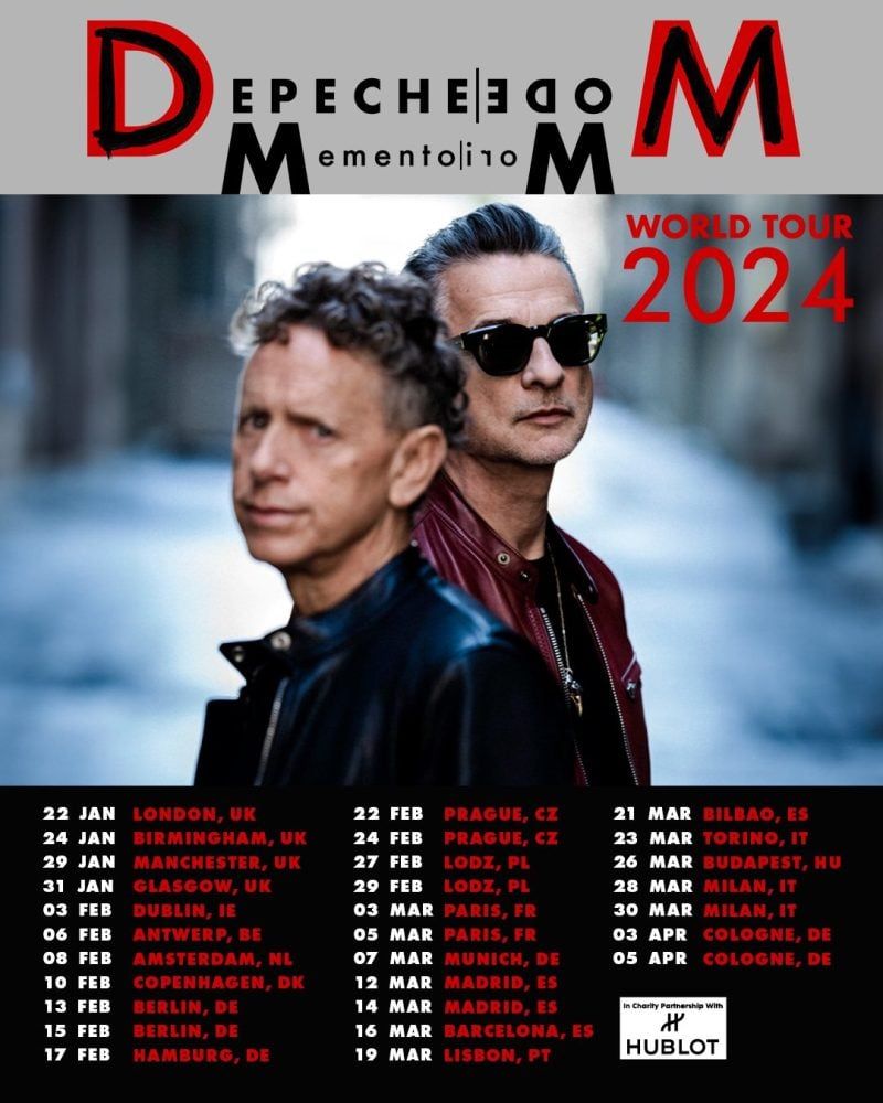 Depeche Mode Extend Massive Memento Mori Tour into 2024 with 29 More