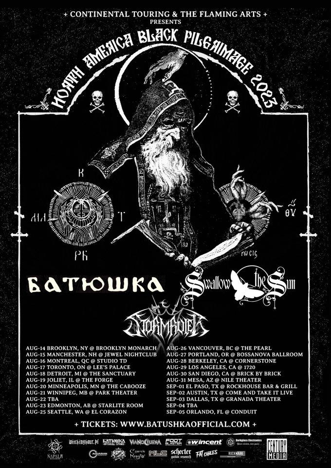 Batushka Announce North American Tour with Swallow the Sun and Stormruler