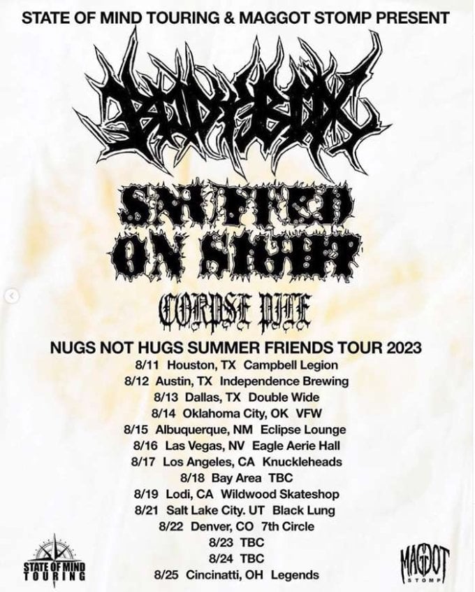Bodybox, Snuffed on Sight, and Corpse Pile Announce West Coast Tour