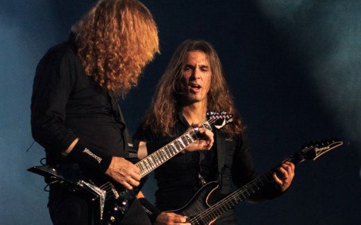 Kiko Loureiro and Dave Mustaine 2018 Wikipedia Creative Commons