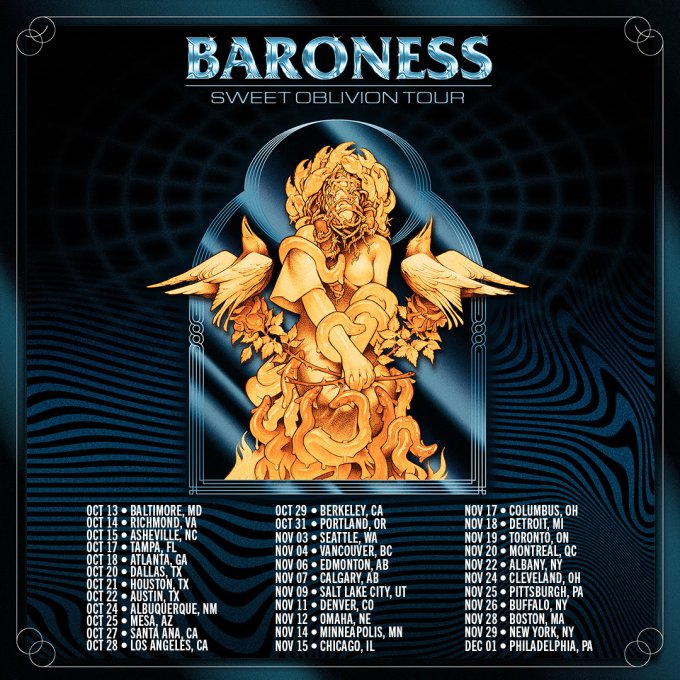Baroness’ Latest Single “Beneath The Rose” is a Trippy Trip Through Riff City