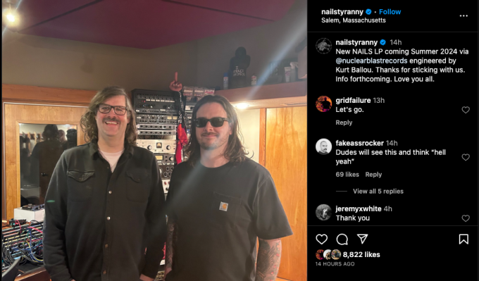 Nails to Release a New Record in 2024