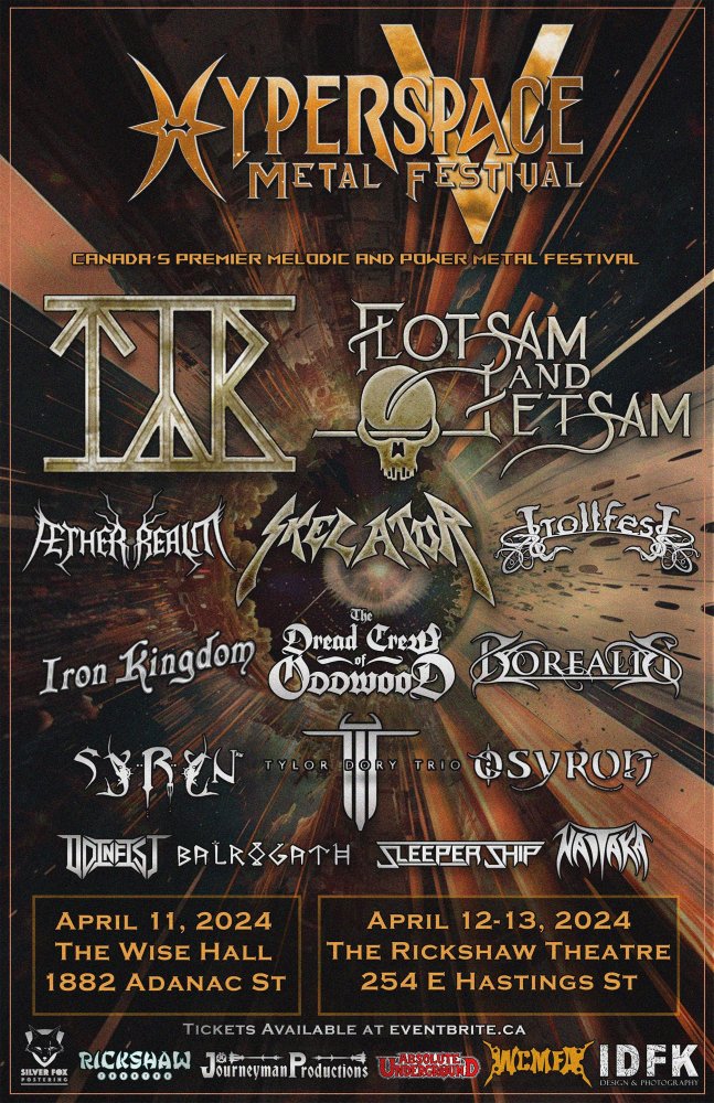 Týr, Flotsam and Jetsam to Headline Hyperspace Metal Fest