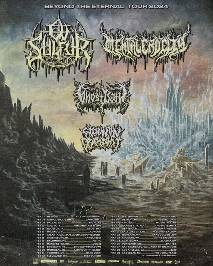 Mental Cruelty and Ov Sulfur to Tour North America Early Next Year