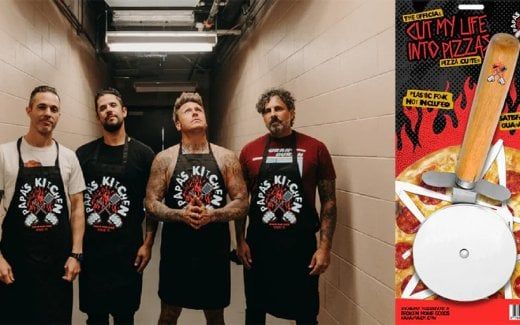 Papa Roach Lean Into the Meme with Pizza Cutter Merch