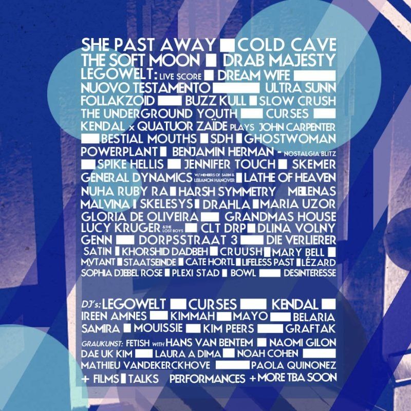 Grauzone Festival Adds Nuovo Testamento and Ultra Sunn to Lineup Featuring She Past Away, Cold Cave, Drab Majesty, The Soft Moon, and More!