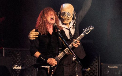 Dave Mustaine and Vic Rattlehead