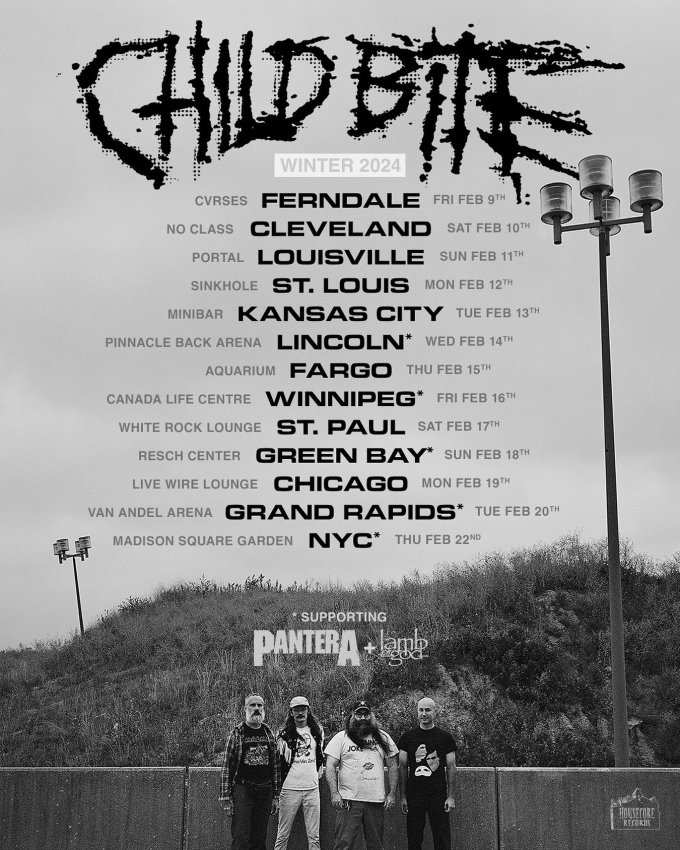 Child Bite Announce String of Tour Dates Leading Up to Shows With Pantera and Lamb of God