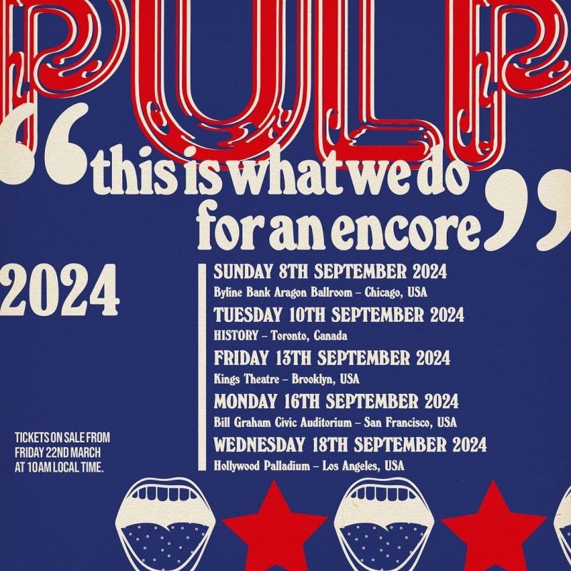 Pulp Announce First North American Tour in 12 Years