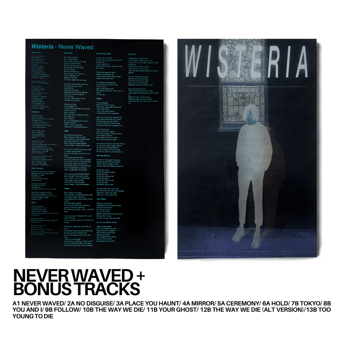 Los Angeles’ Dreamy Goth and Post-Punk Project Wisteria Releases Debut Album “Never Waved” on Vinyl
