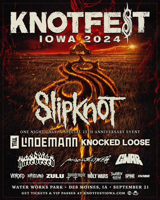 Knotfest Iowa Includes Slipknot Anniversary Set, Till Lindemann, Knocked Loose and More