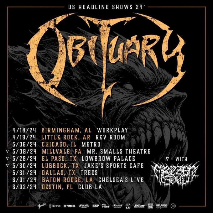 Obituary Share “Barely Alive” Video Ahead of Spring Tour
