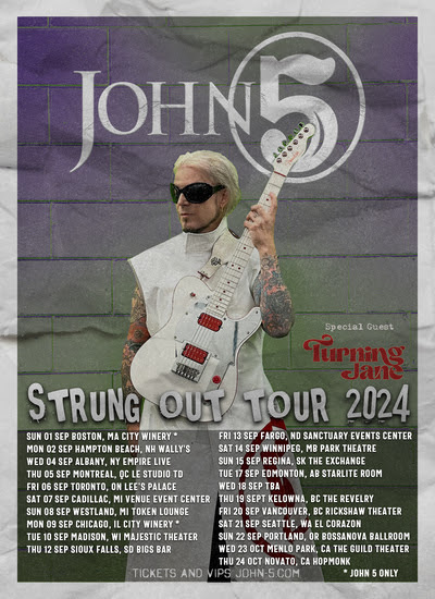John 5 Takes a Stroll Down Memory Lane with “A Hollywood Story,” Announces More Solo Dates
