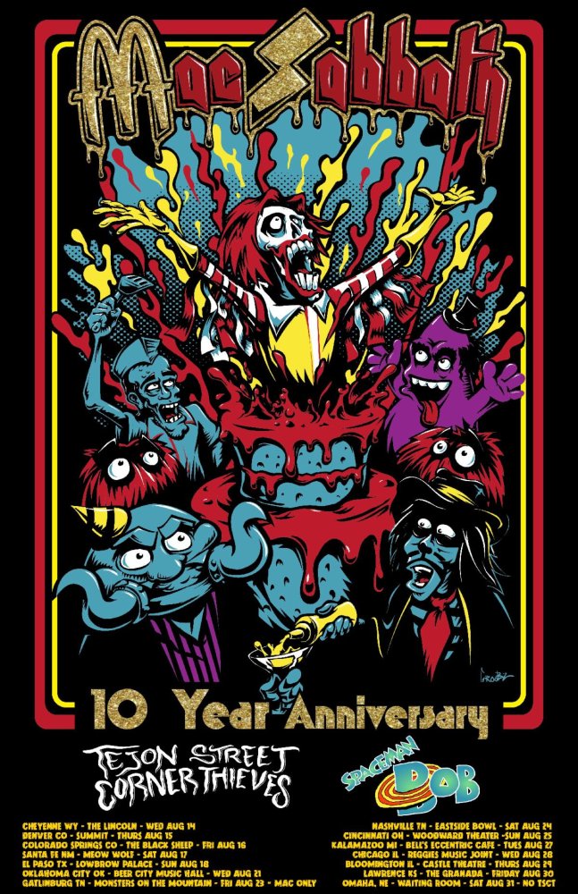 Mac Sabbath Announce 10th Anniversary Tour