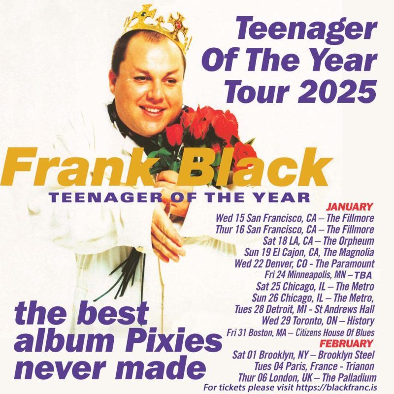 Frank Black to Celebrate 30th Anniversary of “Teenager of the Year” With Reissue and Tour