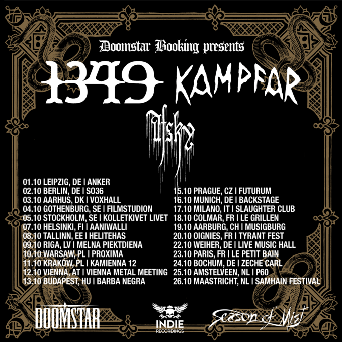 New 1349 Album The Wolf and The King Coming This October, Single “Shadow Point” Out Now