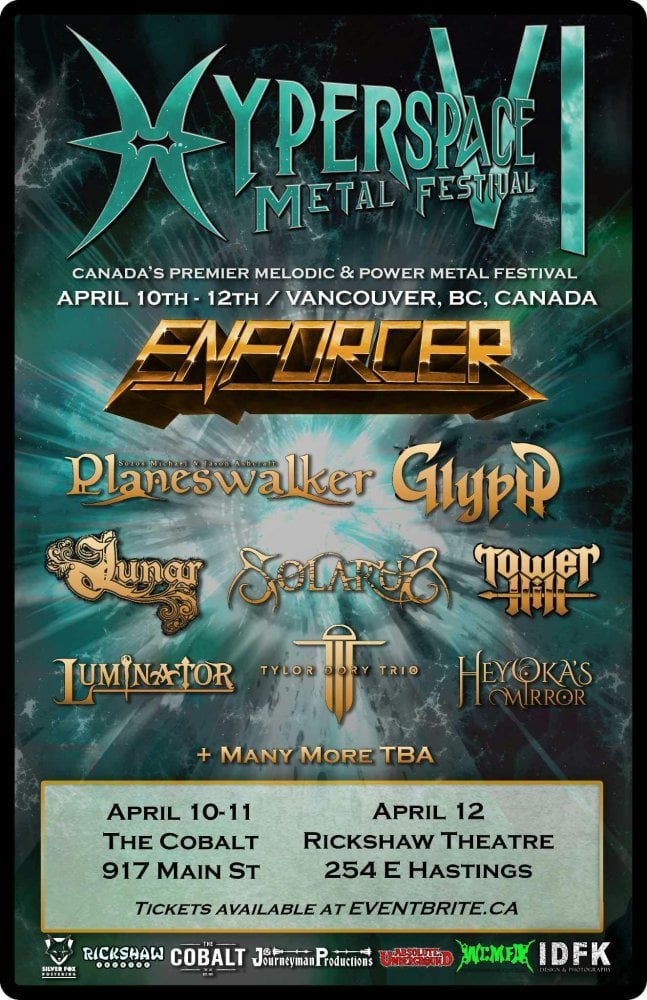 Hyperspace Metalfest Reveals 2025 Lineup Featuring Enforcer, Planeswalker, and More