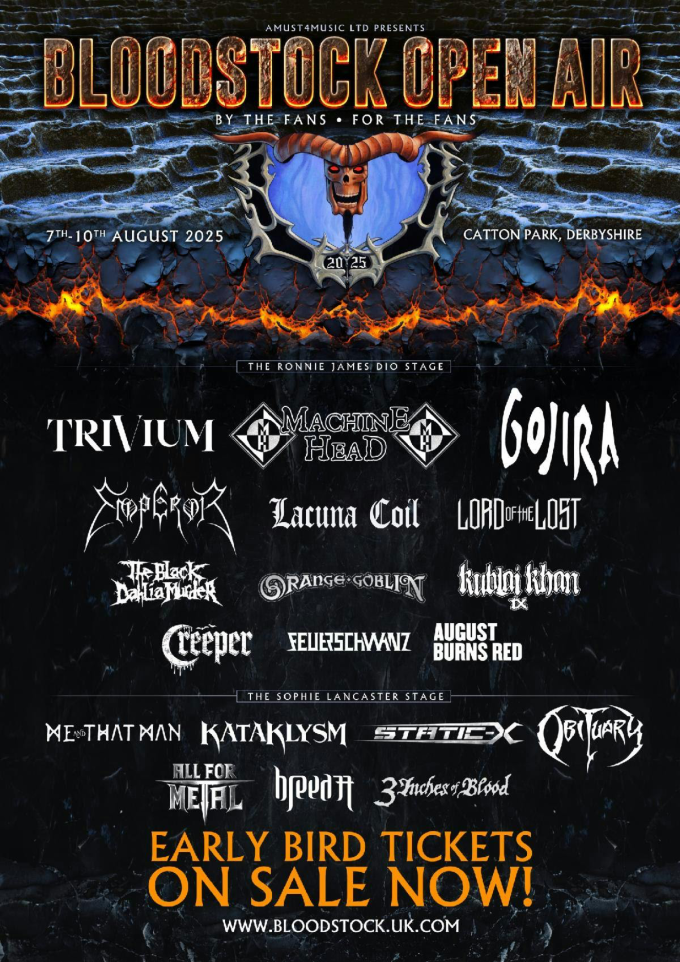 Bloodstock Open Air Festival 2025 Headliners Already Announced