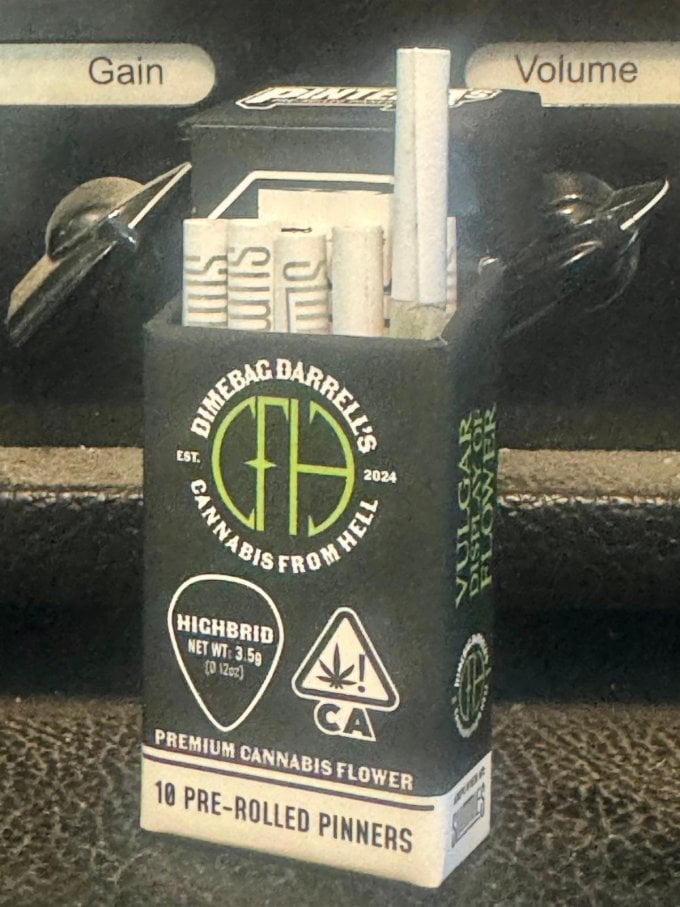 Dimebag Darrell Branded Weed is Launching Exclusively in California